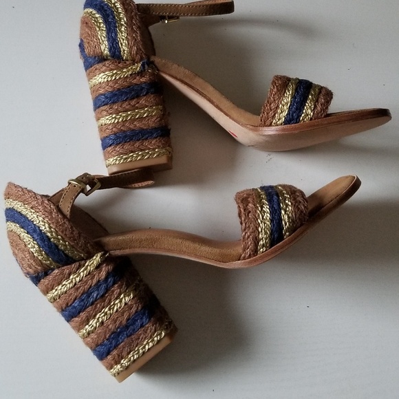 Anthropologie Lien.Do Gliding Stripe Heels - Picture 4 of 7